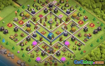 Najlepszy ratusz 12 Układy podstawowe dla COC: War, Trophy & More #16167
