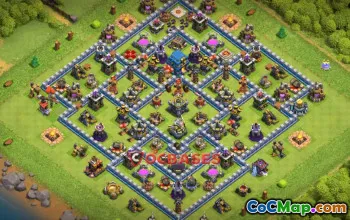 Best Town Hall 12 Farming Base | Clash of Clans Copy Link #22493
