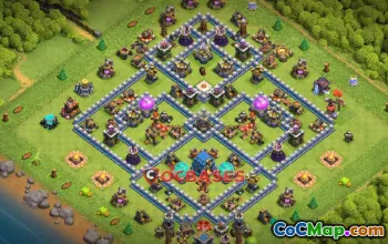 Best Town Hall 12 Farming Base: Symmetric & Anti 3 Stars #20469