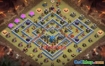 Best Town Hall 12 War Base - Copy Link & Dominate Clash! #23120