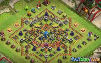 Best Town Hall 12 War Base Layout gmwd0 #57038