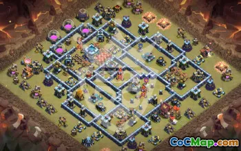 Best Town Hall 13 Base Layout with Copy Link #55971