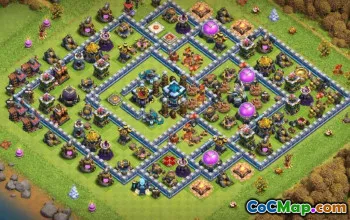 Bästa stadshus 13 Baslayouter för COC - Kopiera & länk #14853