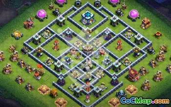 Best Town Hall 13 Clash of Clans Base Layouts #52912
