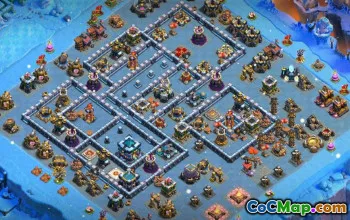 Best Town Hall 13 Layouts e mapas da base do COC para guerra e troféus #15430