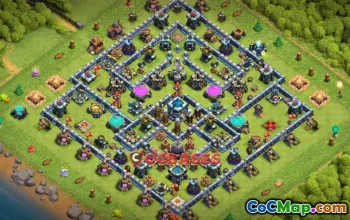 Best Town Hall 13 Farming Base: Anti-Ground & 3 Stars #18988