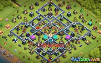 Best Town Hall 13 Farming Base | Clash of Clans Copy Link #20707