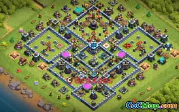 Best Town Hall 13 Farming Base - Compact & Anti 3 Star #18916