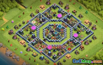 Best Town Hall 13 Farming Base for Clash of Clans #19104