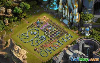 Best Town Hall 13 Fun Anti-3 Star Base Layout #57108