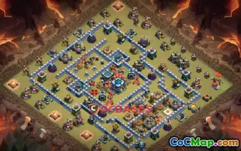 Best Town Hall 13 War Base for Clash of Clans - Copy Link #22610