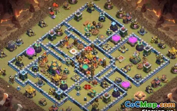 Tòa thị chính tốt nhất 14 Bố cục cơ sở cho COC - Sao chép & Liên kết tại đây #13558