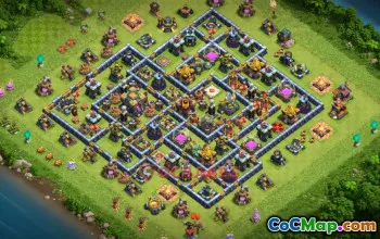 Best Town Hall 14 Farming Base: Anti 2 Stars | CoC Link #21113