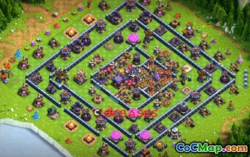 Best Town Hall 15 Trophy Base | Anti 3 Stars Guide - CoC #21443