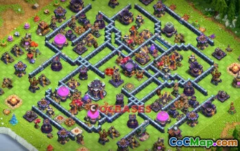 Best Town Hall 15 Trophy Base for CWL & Clan Wars #21220