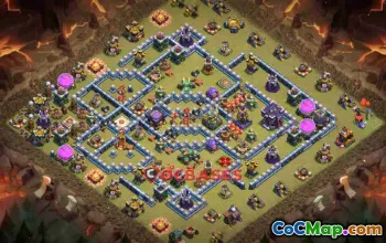 Best Town Hall 15 War Base: Anti-Everything Design #23596