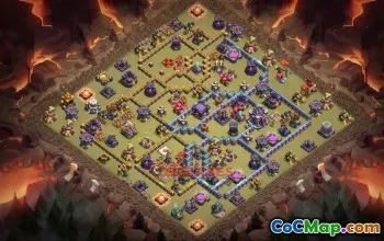 최고의 시청 15 전쟁 기지 | 클래시 오브 클랜 전략 #18684