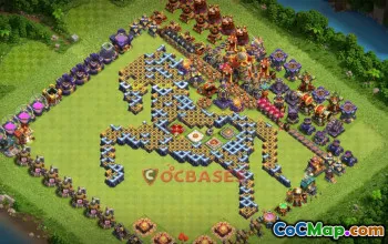 Best Town Hall 16 Farming Base | Clash of Clans Copy Link #18999