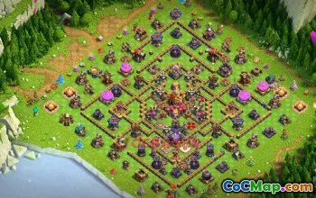 Best Town Hall 16 Farming Base - Copy Link | Clash of Clans #19566