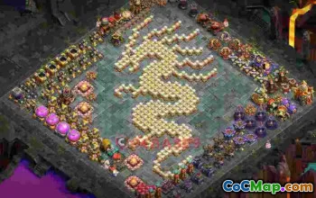 Best Town Hall 16 Fun Base Layout r56pd #57046