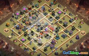 Best Town Hall 17 Clash of Clans Base Layouts #54311