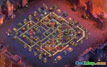 Best Town Hall 17 Hybrid Base Layout lssaj #57031