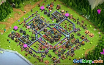 Best Town Hall 17 Trophy Base Design #55525