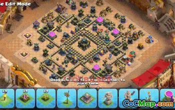 Best Town Hall 17 War Base Layout kwz7p #57146