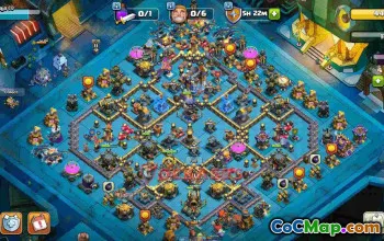 Best Town Hall 18 War Base Layout 7x4dm #57276