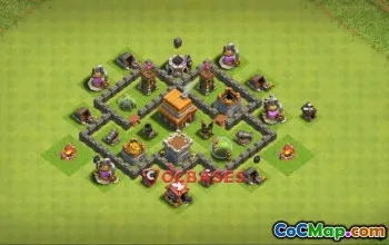 Best Town Hall 4 Farming Base - Clash of Clans Copy Link #22914