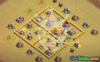 Best Town Hall 5 Base Layouts for Clash of Clans #55195