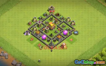 Best Town Hall 5 Hybrid Base for Clash of Clans #19758