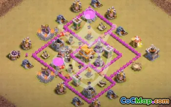 Best Town Hall 6 Base Layouts for Clash of Clans #54795