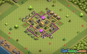 Best Town Hall 6 Base Layouts for Clash of Clans | CoC Maps #17245
