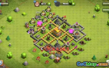Best Town Hall 6 Trophy Base - Anti 2/3 Stars | Clash of Clans #23053