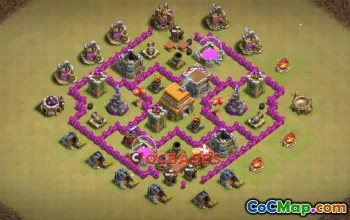 Best Town Hall 6 War Base | Clash of Clans Copy Link #20358
