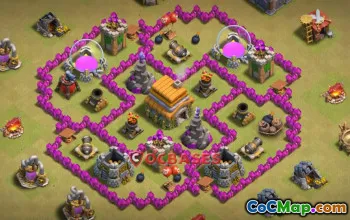 Best Town Hall 6 War Base | Clash of Clans Copy Link #21704