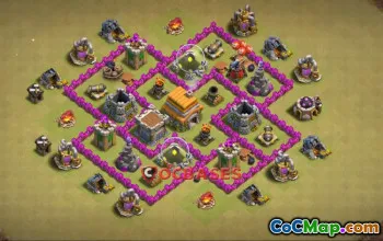 Best Town Hall 6 War Base - Clash of Clans Copy Link #23742