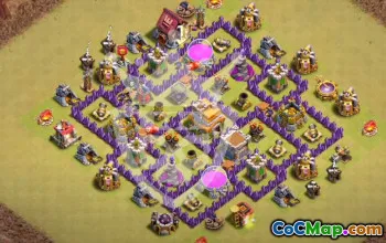 Best Town Hall 7 Base Layouts with Copy Link #54836