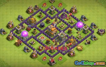 Best Town Hall 7 Farming Base | Clash of Clans Copy Base #23254