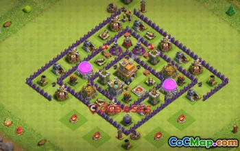 Best Town Hall 7 Farming Base | Clash of Clans Copy Link #20415