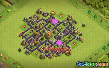 Best Town Hall 7 Farming Base: Compact & Anti-Ground Setup #19878