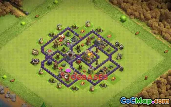 Best Town Hall 7 Trophy Base: Anti 3 Stars & Air Attacks #23696