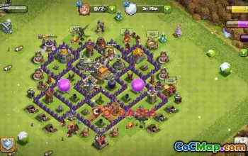 Best Town Hall 7 Trophy Base: Anti-Giant & Anti-Balloon #23494