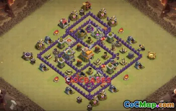 Best Town Hall 7 War Base | Clash of Clans Copy Link #20499