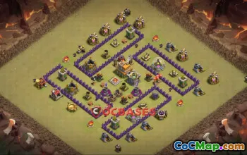 Best Town Hall 7 War Base Layouts | Clash of Clans #24136