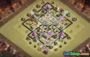 Best Town Hall 8 Base Layouts for Clash of Clans #54007