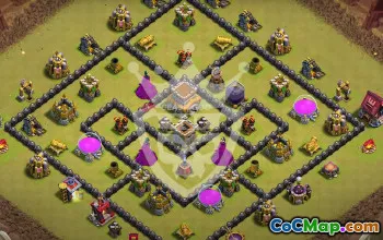 Best Town Hall 8 Base Layouts with Copy Link #52804
