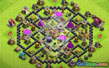 Best Town Hall 8 Base Layouts with Copy Link #52812