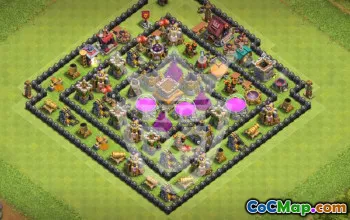 Best Town Hall 8 Base Layouts with Copy Link #53156